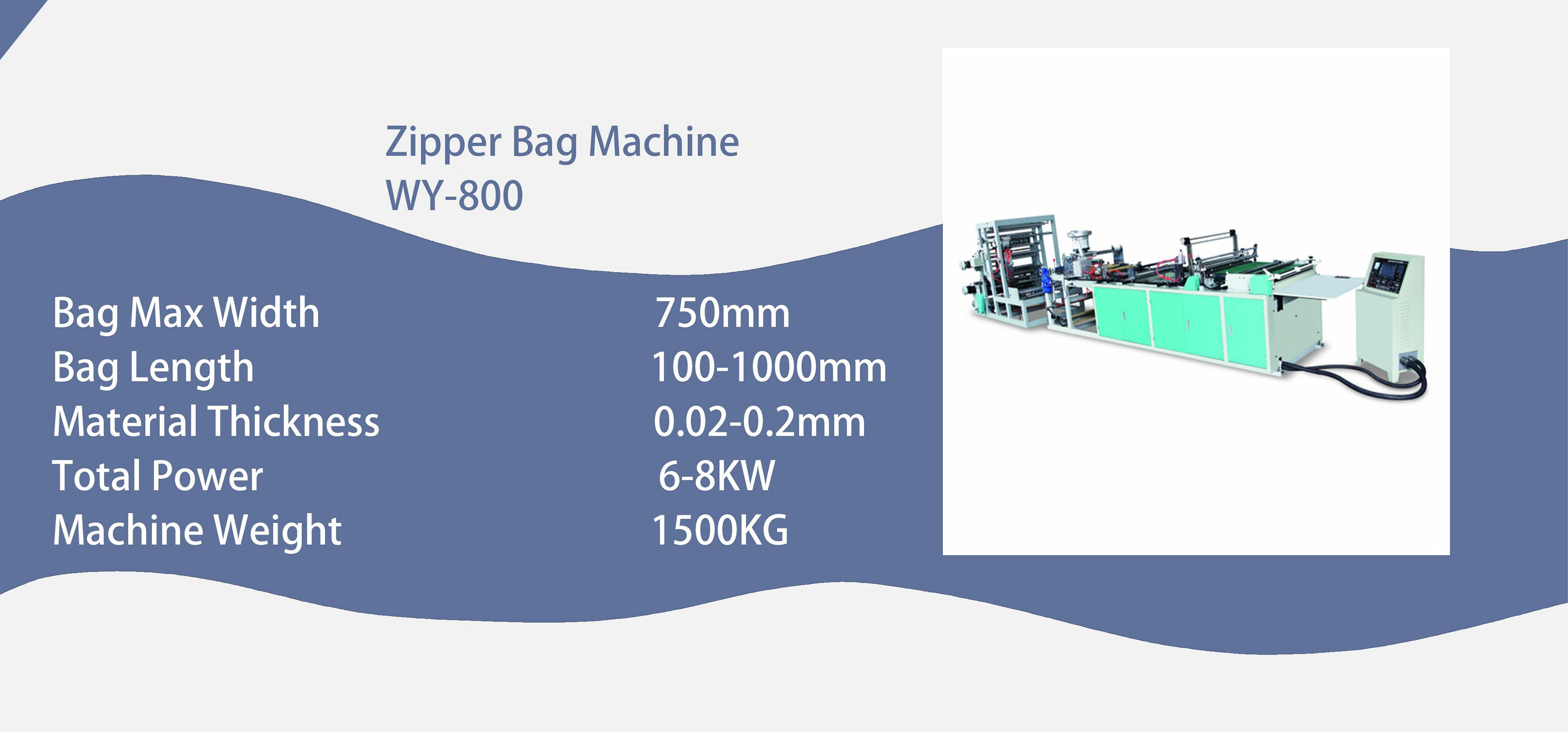 packing machine zipper bag slider PE doypack zipper plastic automatic doypack tshirt plastic pvc zipper bag machine