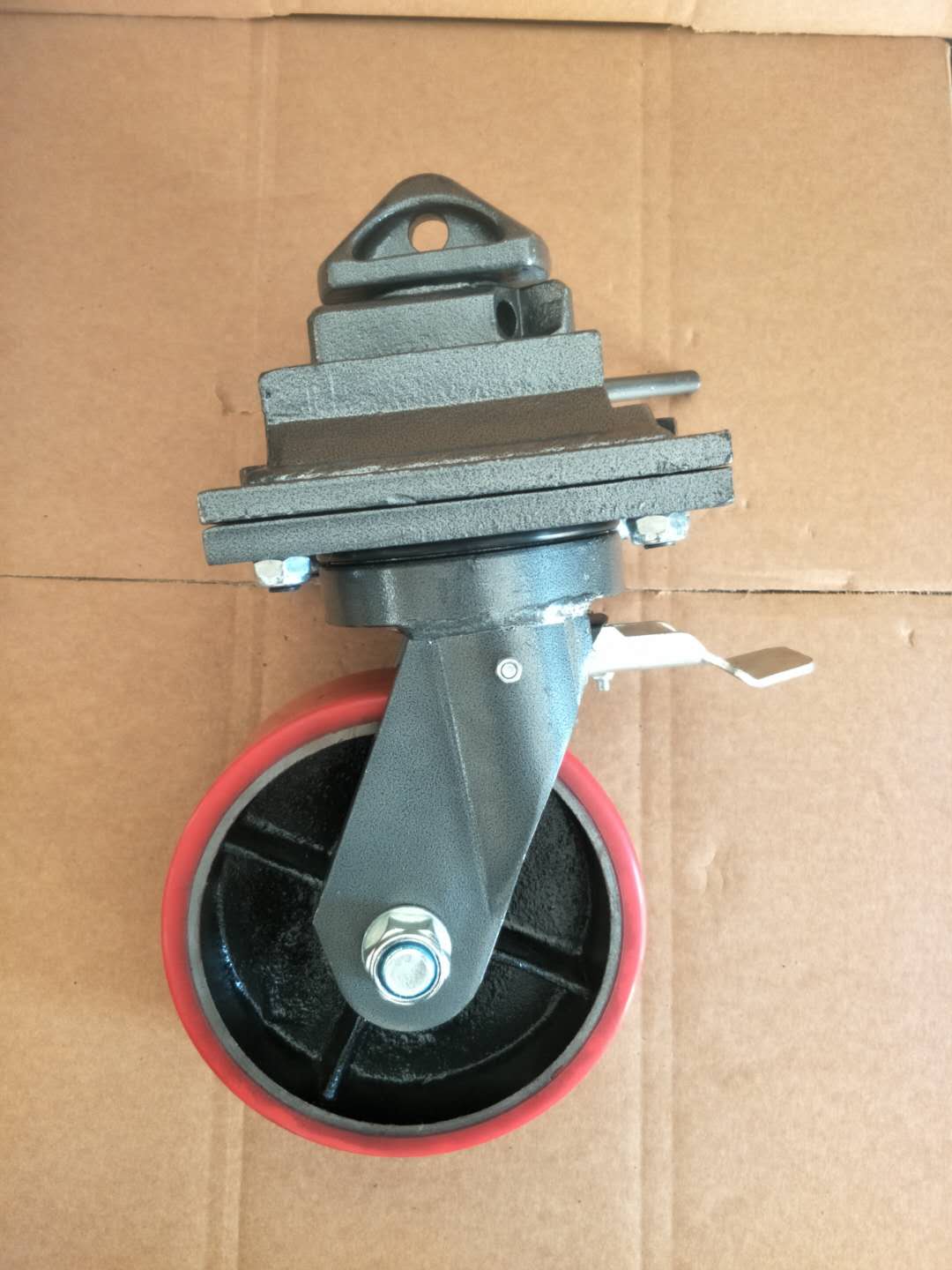 ISO Shipping Container Moving Caster Wheels Heavy Duty Swivel Rigid Customized OEM Support