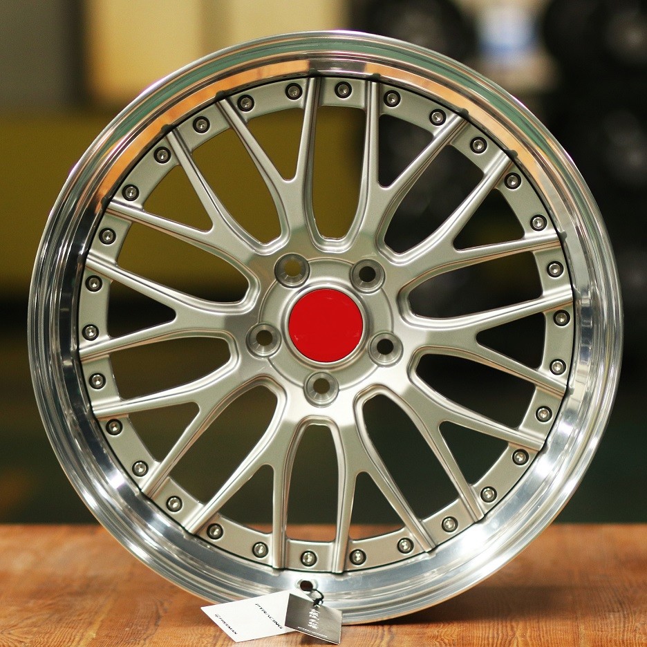Chinese Alloy wheels 2pcs forged custom design auto parts 5holes 18inch alloy wheels with factory price