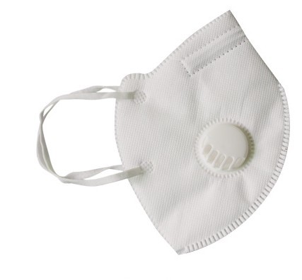 Non-woven Disposable Folded N95 Surgical Dust Proof Face Mask Respirator with Valve