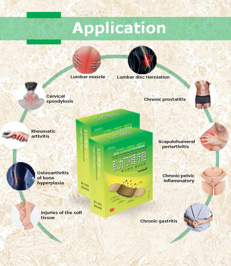 Self Heat Herbal Chinese Herbal Plasters / Herbal Patches For Back Pain