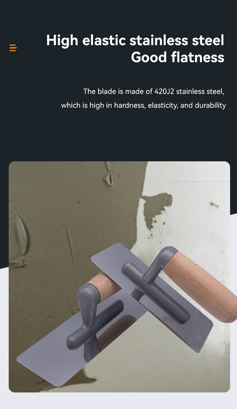 Industrial Grade Stainless Steel Trowel Groover Set for Perfect Concrete Finishing