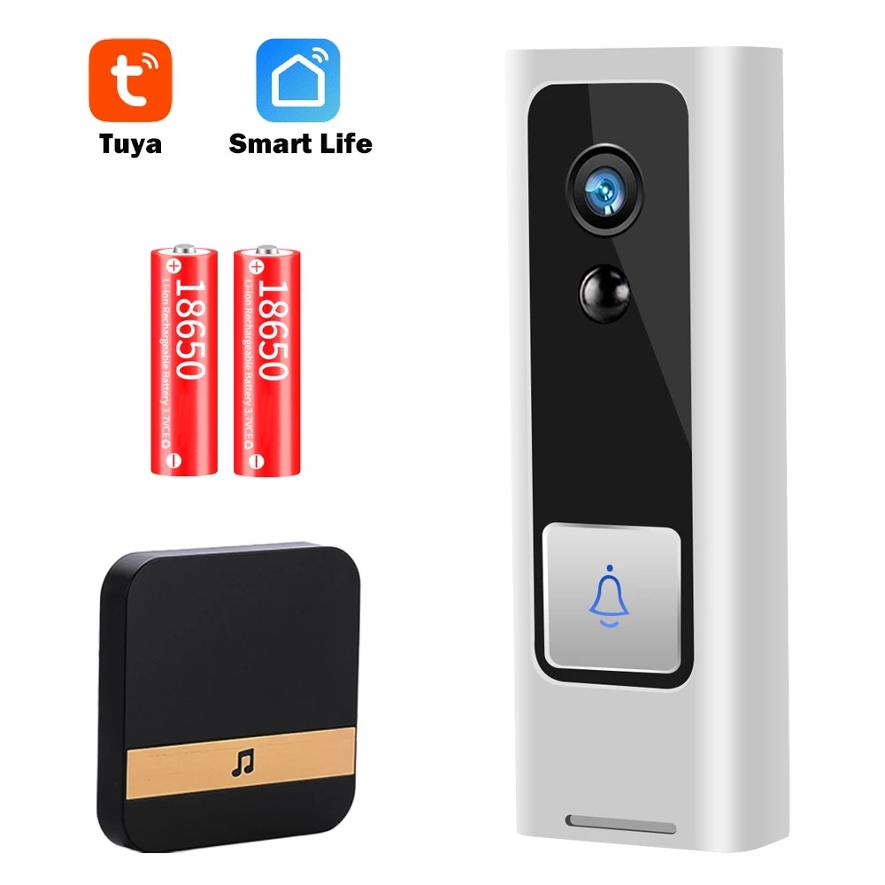 1080P Smart Home Wireless Doorbell With Chime Tuya WiFi Video Doorbell Camera