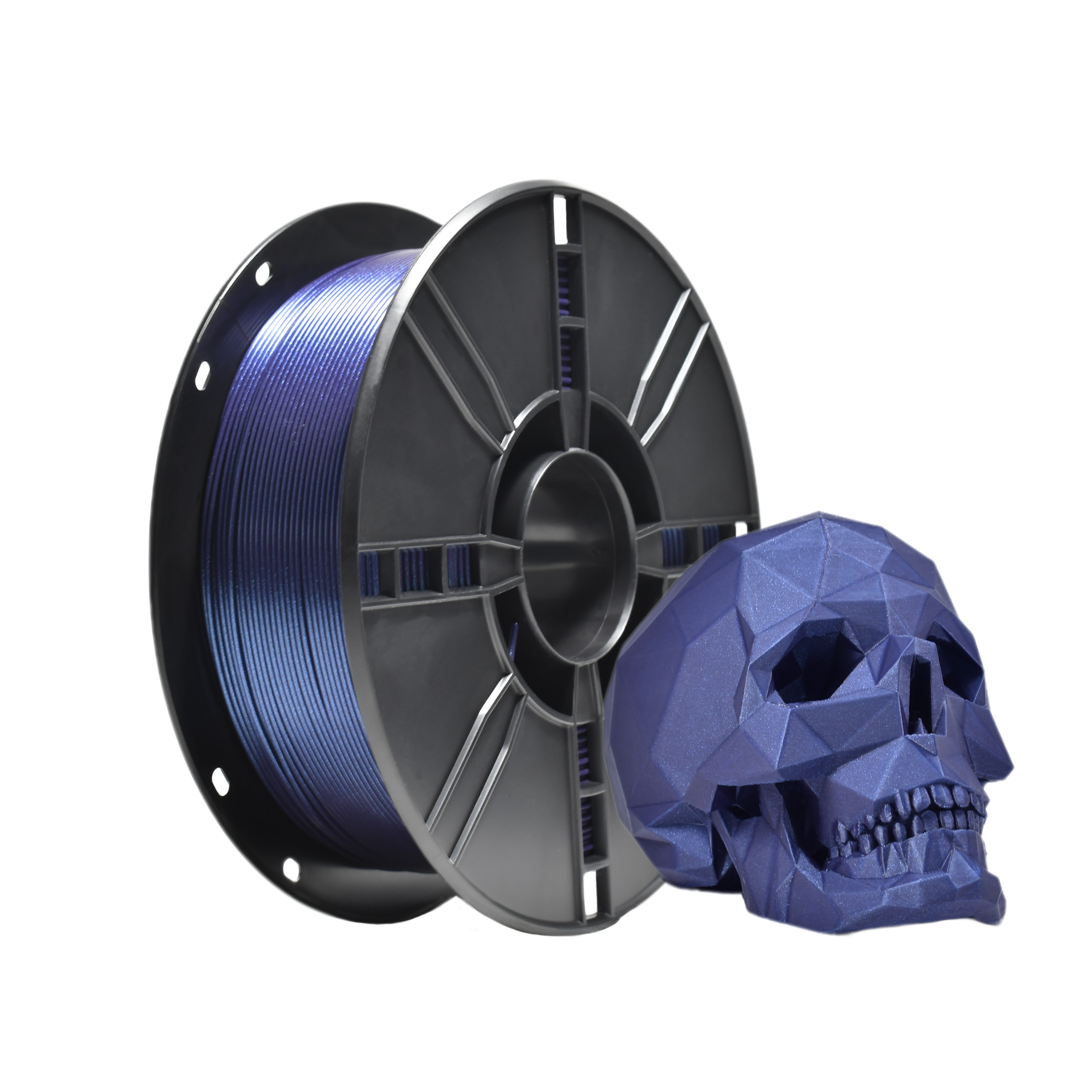 Professional PLA Color Change Filament 3D Printer Blue Purple PLA Plus Toughness Enhanced