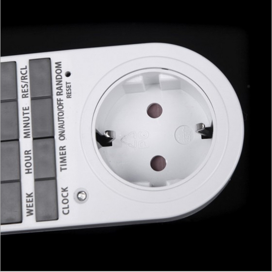 EU AU UK US Plug LCD Display Electronic Devices Plug-in Digital Timer Switch Socket