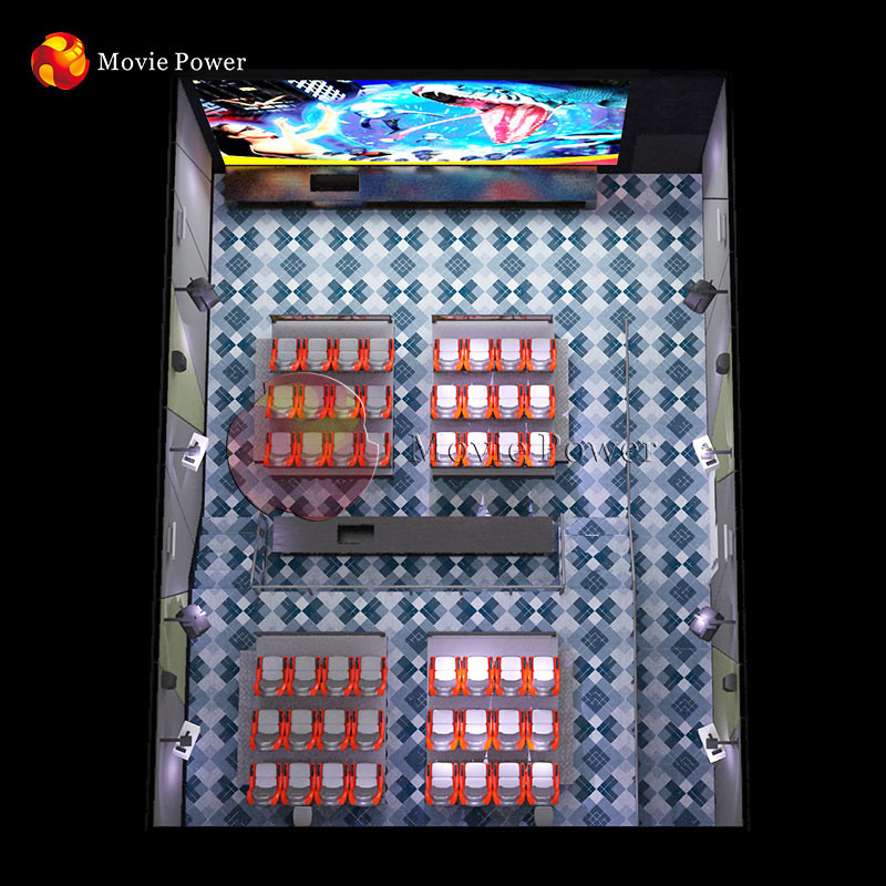 Amusement Park Motion Electric System 5D Cinema Commercial