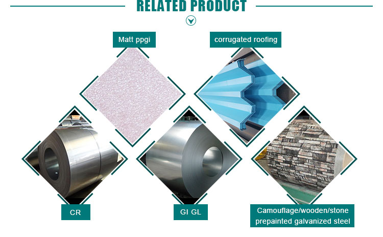DX51D Prepainted Galvanized Steel Coil Ral Color Painted PPGI Sheet