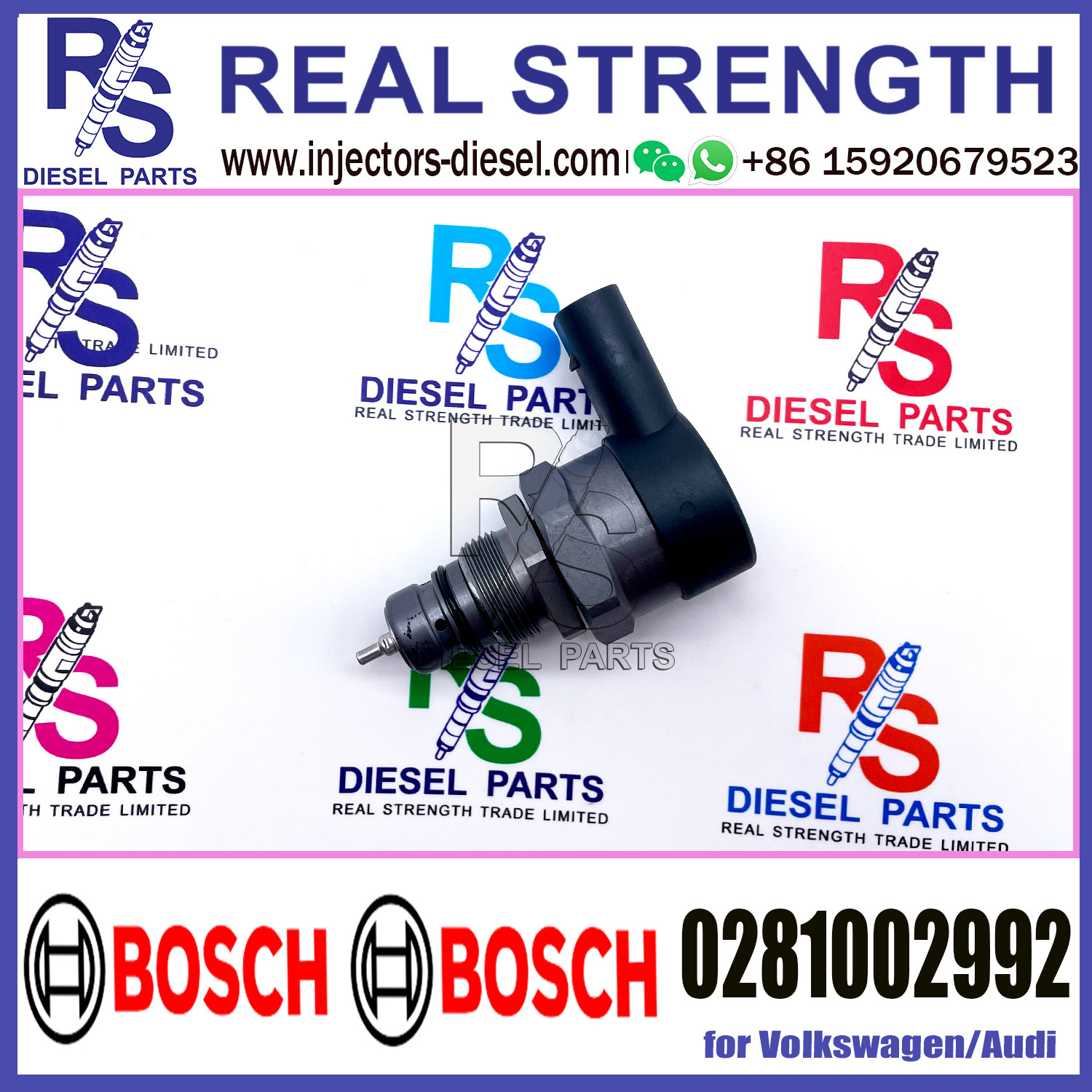 BOSCH Control Valve 0281002991 0281002992 DRV Regulator Solenoid 0281002992 0281002991 for Volkswagen/Audi A4 A6