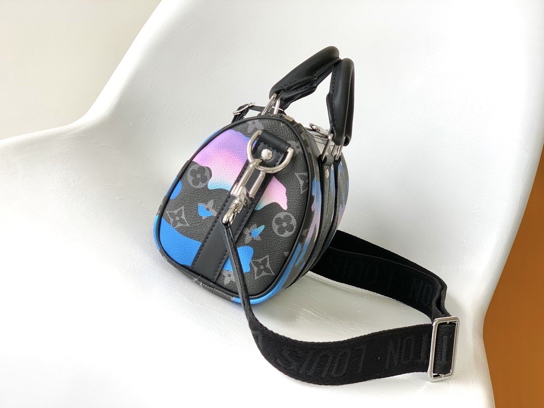 Sunrise Monogram Eclipse Branded Messenger Bag LV Keepall Bandoulière 25 Room With A View