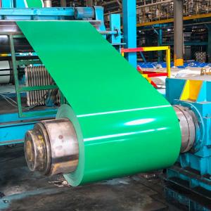 Buy cheap RAL 6010 Green Prepainted Galvanized Steel Coil PPGI Roof With 0.5mm product