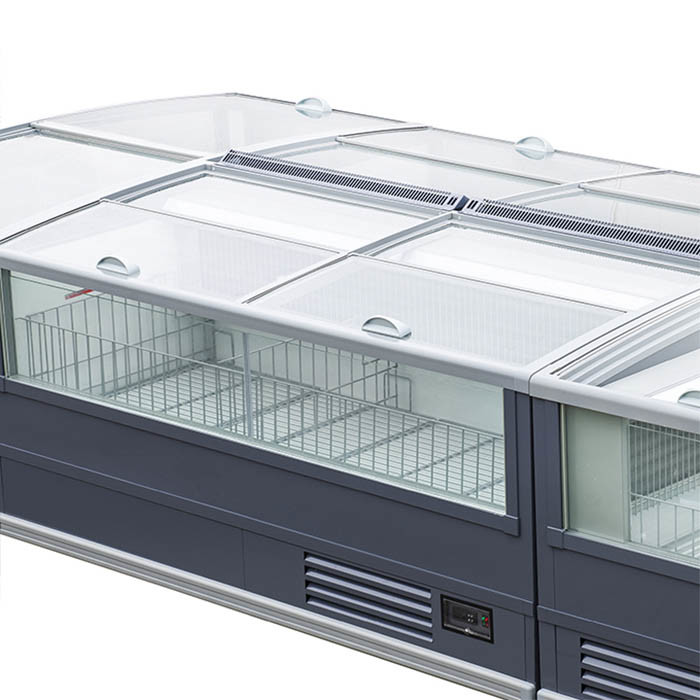 Automatic Defrosting Supermarket Island Freezer