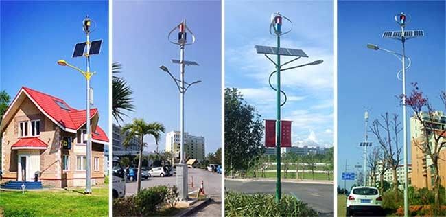 Street Lighting Solar Wind Hybrid System / Hybrid Solar Wind Power Generation System
