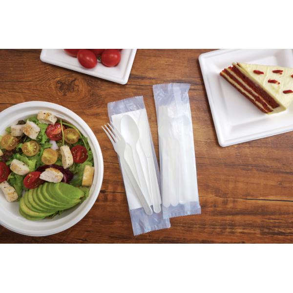 CPLA ECO Friendly 7 Inches Knives Cutlery Set Disposable Biodegradable Knives