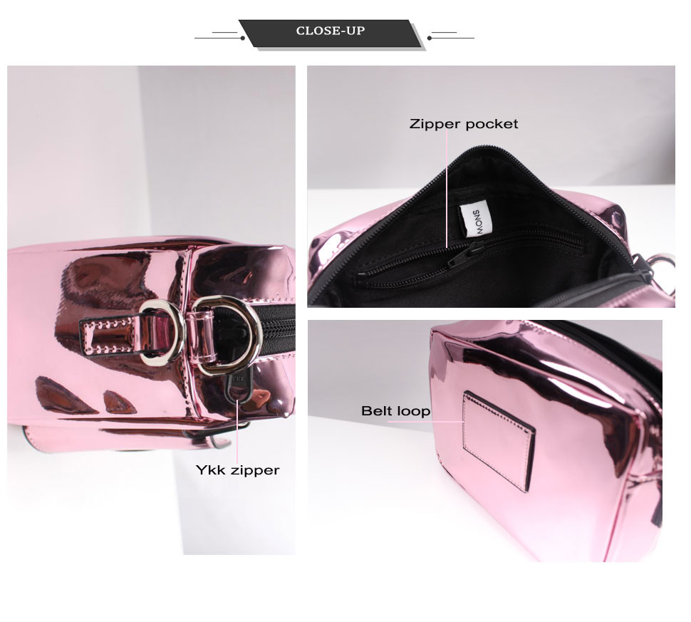 TPU Crossbody Shoulder Bag metallic Christmas gift