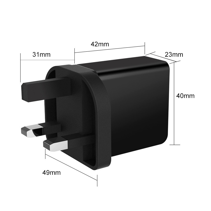 Single Ports 18W Quick Charge 3.0 USB Wall Charger