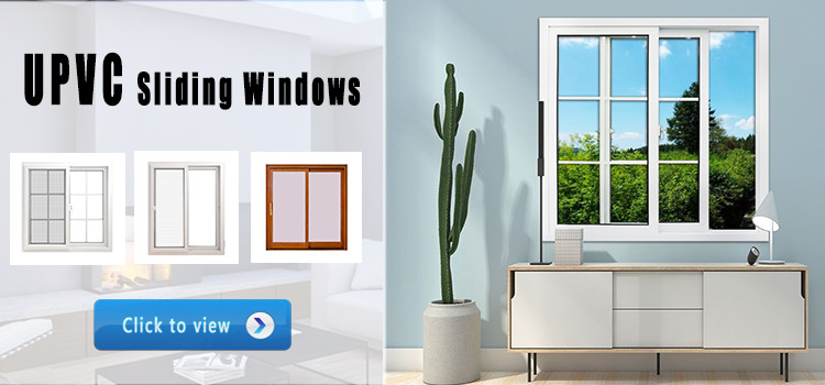 Drafty Double Hung Hurricane Windows UPVC Customized