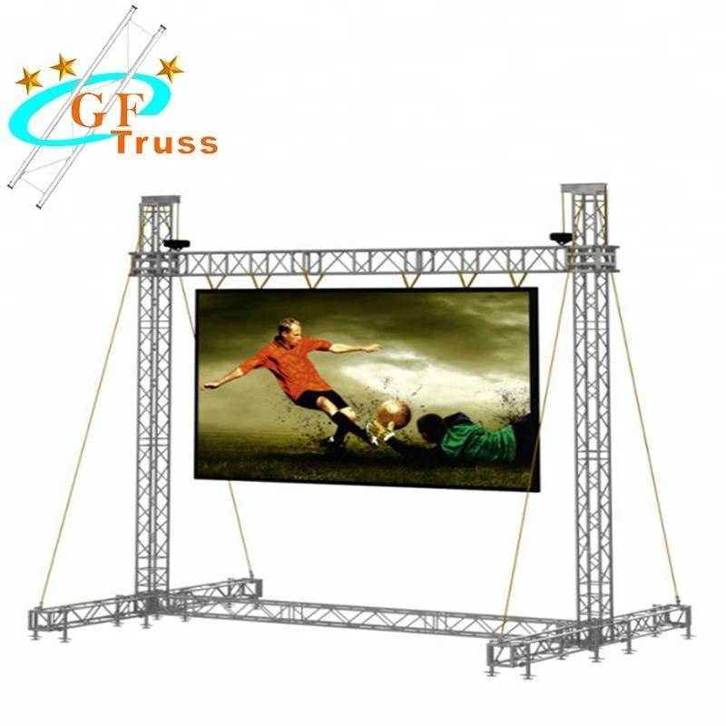 6082-T6 Aluminum Led Display 400x400mm Goal Post Truss