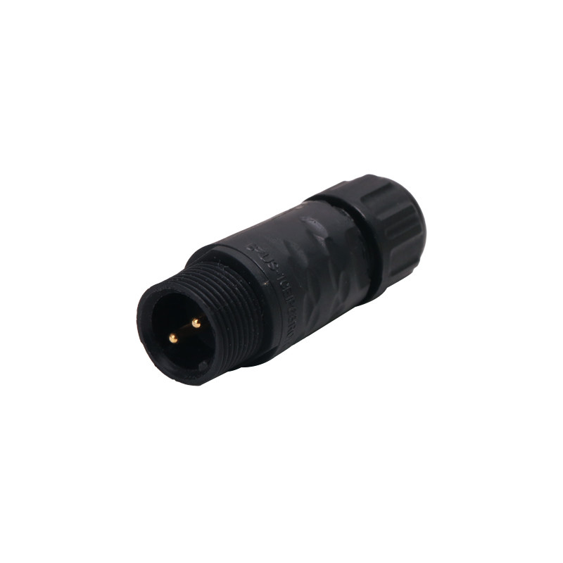 High Power Circular Plastic Connectors IP68 2pins Male 10A