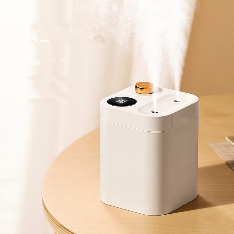 LED Light Heavy Fog Ultrasonic USB Home Air Humidifier 1000ML Double Nozzle Cool Mist Warm
