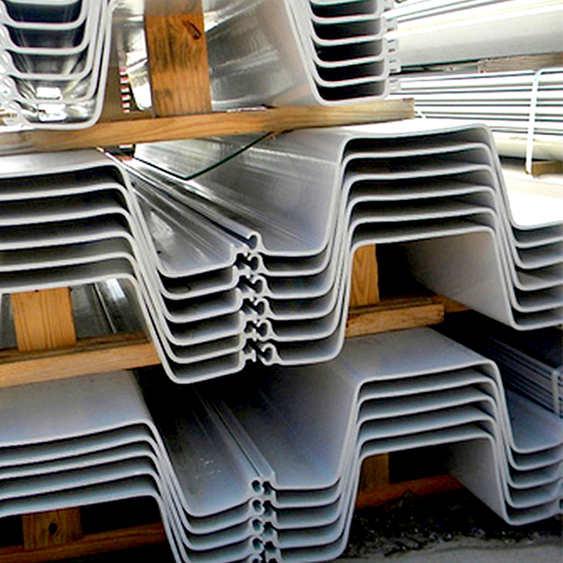 Q235 Q275 Q345 U Type Sheet Pile Type 2 400x100x10.5mm For Construction