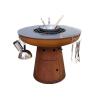 Buy cheap Custom Camping Corten Steel BBQ Grill 600-1000mm Garden Fire Pit Bowl from wholesalers
