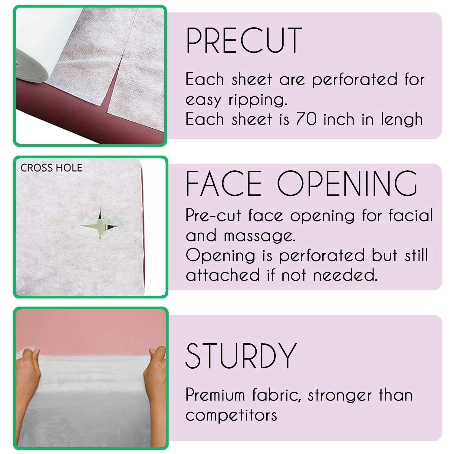 Non Woven Fabric Disposable Bed Sheets High Absorbency Disposable Sheets For Bed Liners
