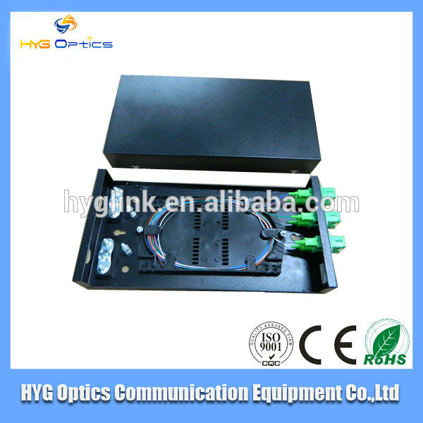 6 Core ODF Fiber Optic Termination Box With Sc Adapter