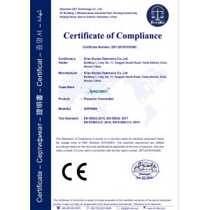 Xi'an Kacise Optronics Co.,Ltd. Certifications