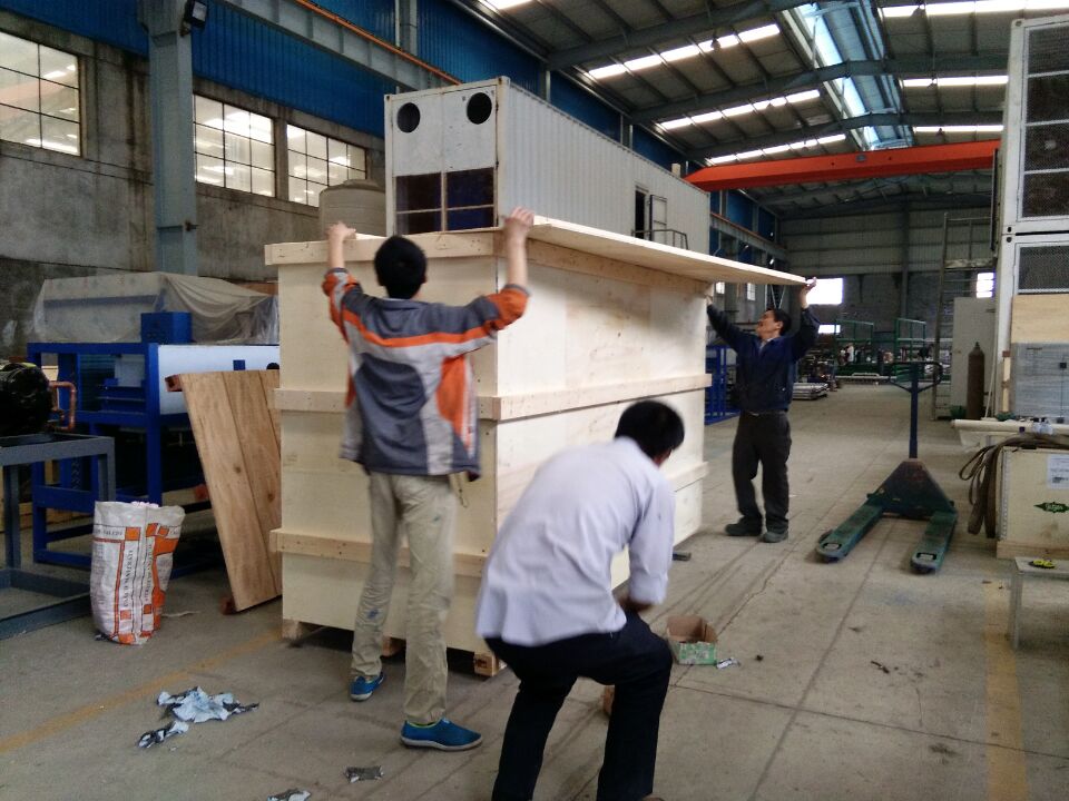 Hygienic Stainless Steel Commercial Ice Block Making Machine Automated