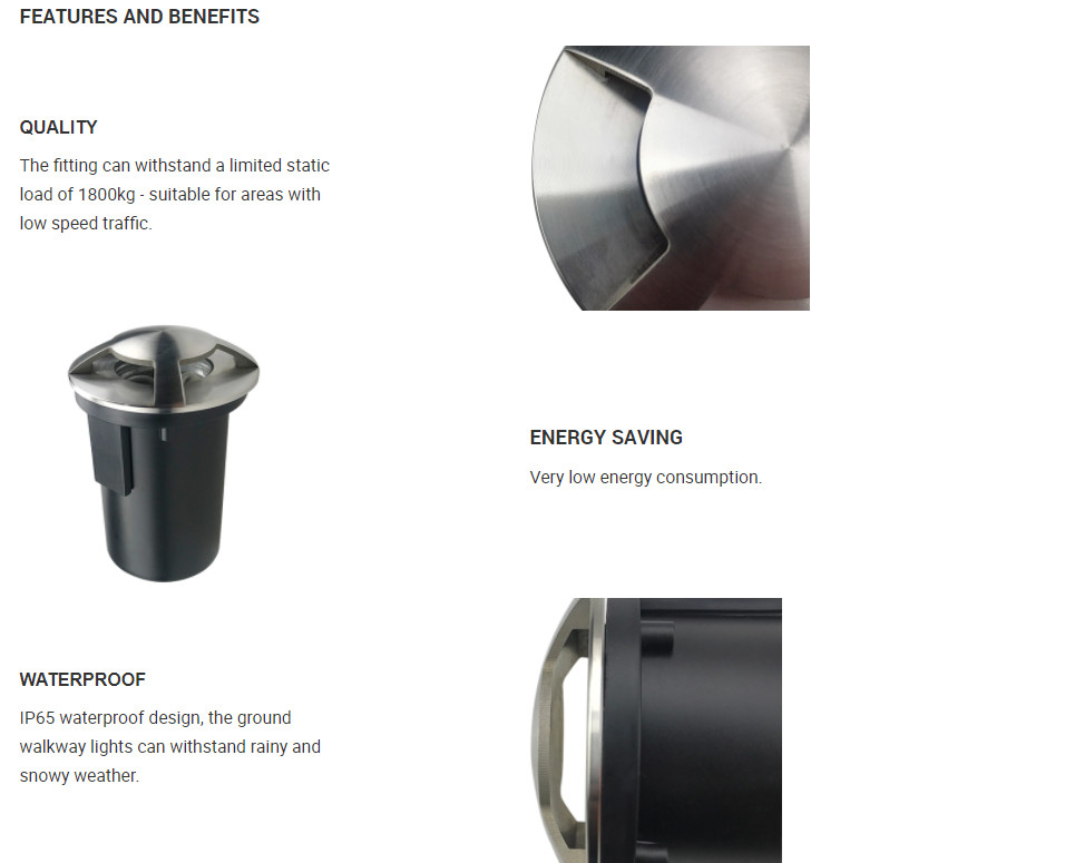 IP67 50W LED Underground Lights For Garden