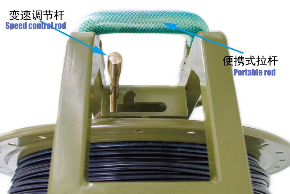 Military / Feild Operation Fibre Optic Cable Drum Metal Reel With Braces