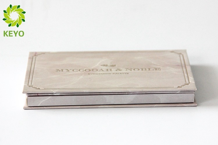 Paper Material Empty Eyeshadow Palette Case Square Shape For Cosmetics Packing Industry