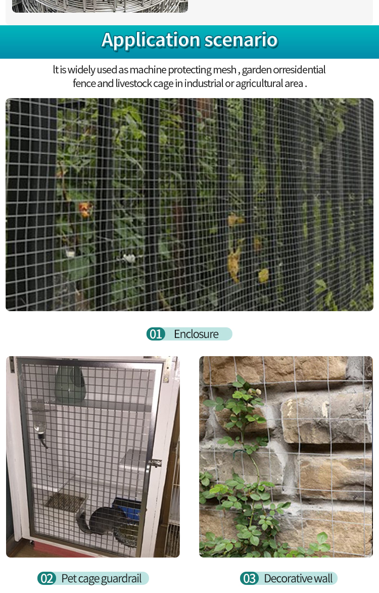 Guaranteed Quality Unique Factory 1/4 Inch 1/2inch l Welded Iron Wire Mesh/wire Mesh Welded Netting Farm Fence Roll