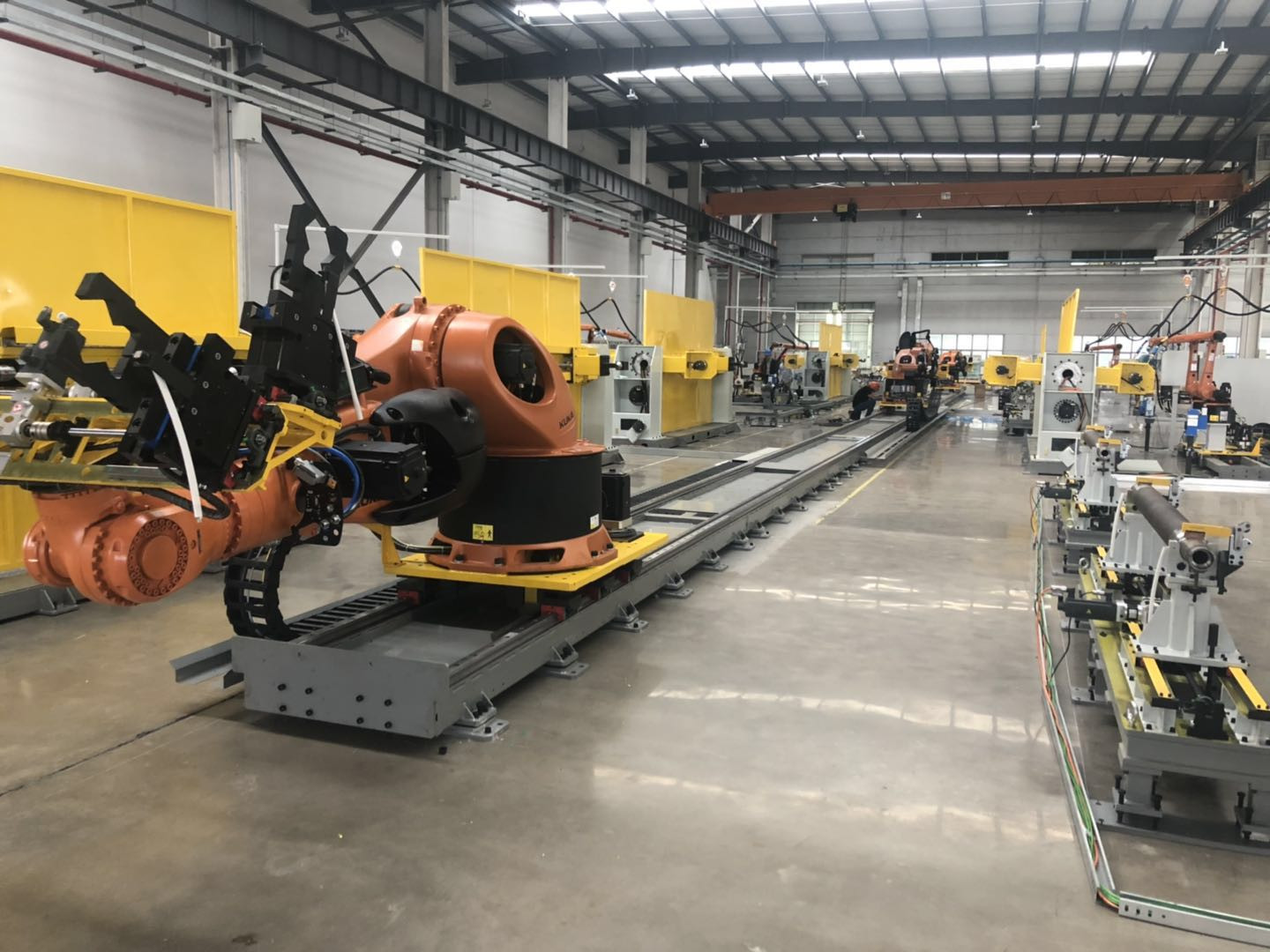 IRB1200 Heavy Duty Robot Tracks IRB1410 Dobot Linear Rail 2500kg Load