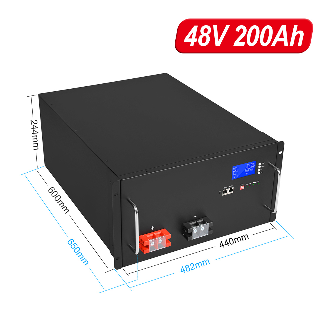 48V 100Ah 200Ah Lifepo4 House Battery 1000W Golf Cart