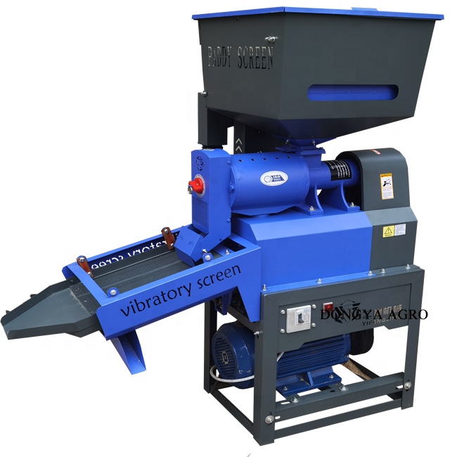 DONGYA AGRO 3 in 1 Rice Mill Machine 650KG Per Hour