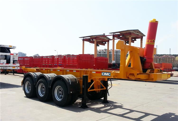 20ft Container Tipping Tipper Chassis Trailer for Sale-CIMC Manufacturer