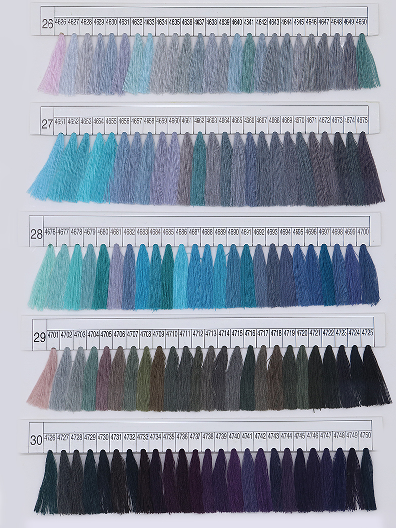 100g 3300y per Cone Polyester Sewing Thread 100% Spun Yarn 20s/3 in 1000 Colors