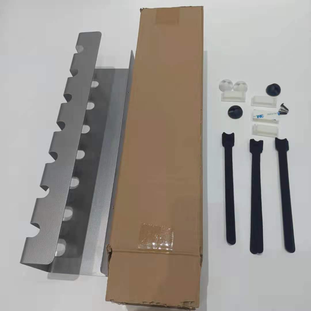 Electric Office Furniture 2023 2 Pack Under Desk Cable Tray with Clamp Management Raceway