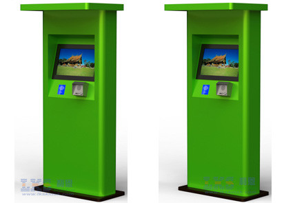 17'' 19'' Self Service Touch Screen Kiosk Floor Standing Parking Lot Display