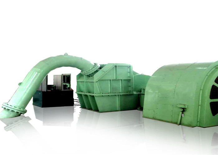 Horizontal Shaft Pelton Turbine Generator 1 Mw High Efficiency Eco Friendly