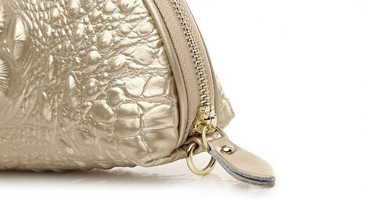 Genuine Crocodile Skin Clutch Bag