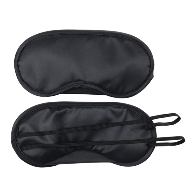 Polyester 3D Sleeping Eye Mask Silk Screen Imprint Blackout Eye Covers