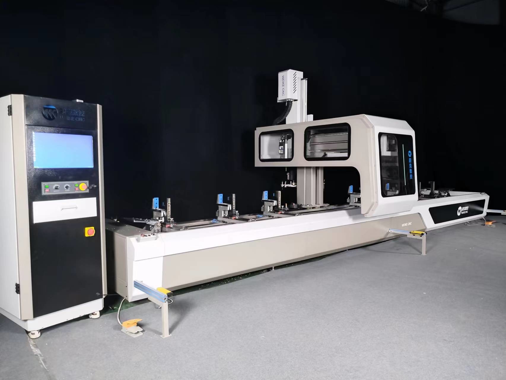 Horizontal Aluminum 4 Axis Cnc Machining Center For Aluminum Profile Drilling And Milling