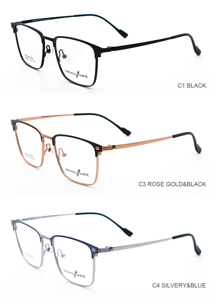 Directly Order Lightweight B Titanium Optical Glasses Frame 66360