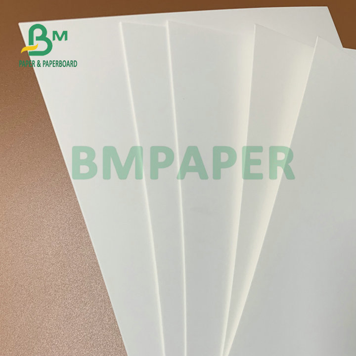 275gsm + 15gsm PE Coated White Board Sheet 74 x 106cm For Frozen Packaging Boxes 