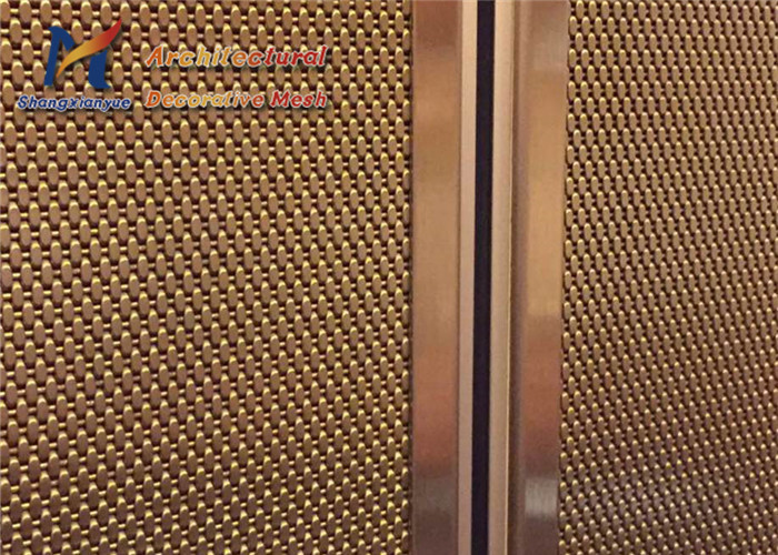 7.8mm Architectural Woven Metal Mesh Pattern Stainless Steel 316