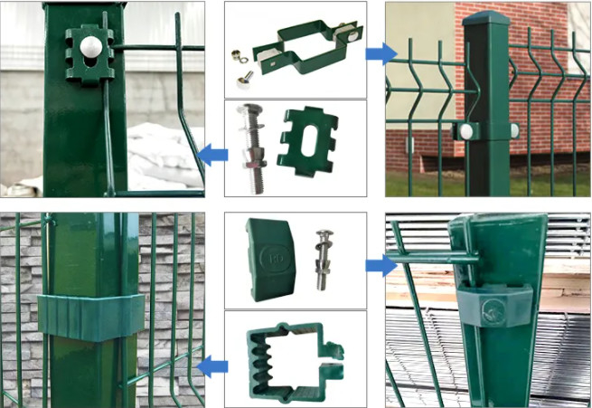 1.23m Height Triangle Fence Panel With 3.5mm Wire Diameter And Customizable Length