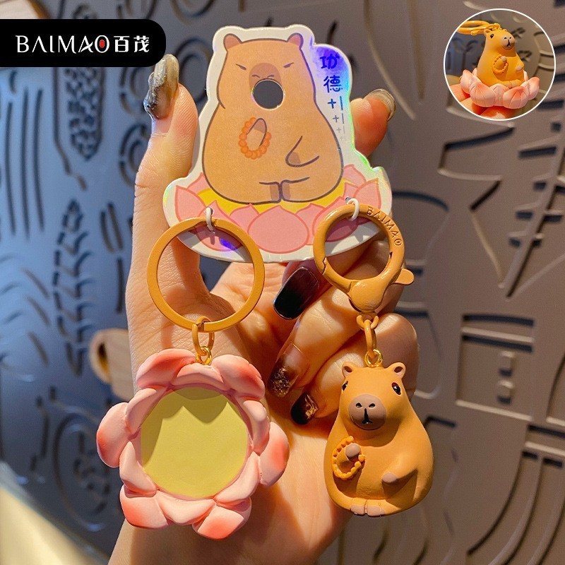 Mini Cartoon Keychain Soft Silicone Material for Kid Party Favors and Goodie Bags