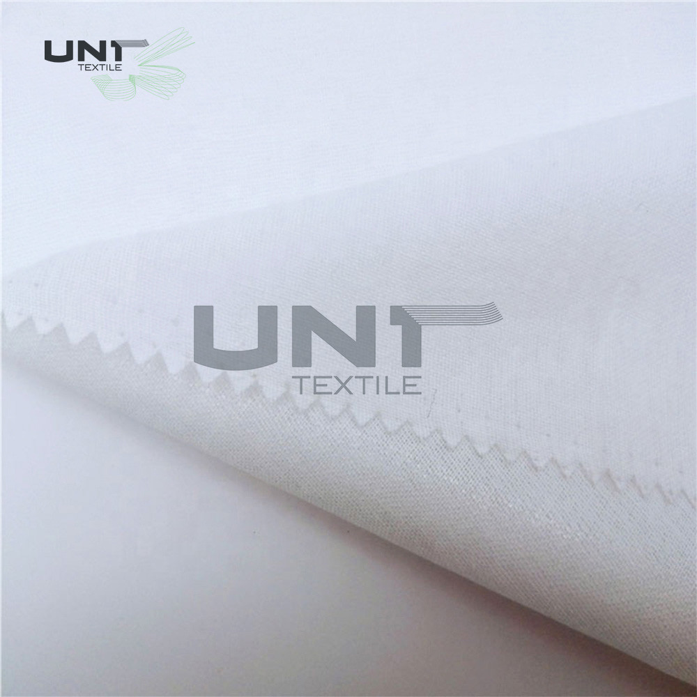 Woven Adhesive Hot Melt Shirt Interlining Shrink Resistant
